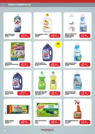 Folheto Central Cash Página 14: Skip det roupa liq active clean €6,59, Comfort essência azul €2,29