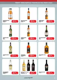 Folheto Central Cash Página 9: CrF aguard reserva €12,25, Famous whisky grouse €14,88