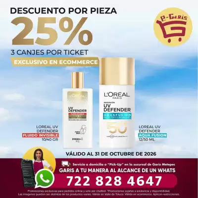 Garis (válido hasta 31-10)
