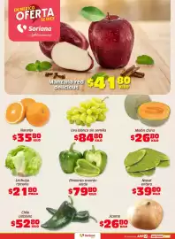 Folleto Soriana Híper Página 2: Nopal entero €39,80, Lechuga romana €21,80