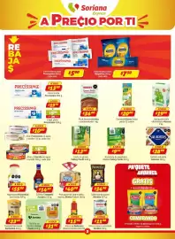 Folleto Soriana Express Página 2: Cátsup Clemente Jacques €14,50, Saníssimo Tostadas horneada €33,00