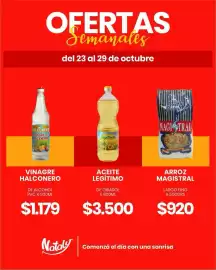 Catálogo Super Nataly semana 43 Página 2: Arroz magistral €920,00, Halconero vinagre de alcohol €1.179,00