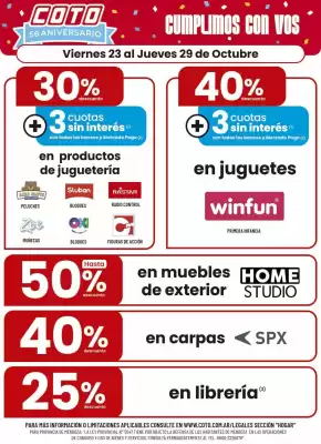 Coto (válido hasta 29-10)