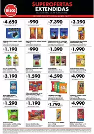 Folleto Disco Página 2: Oreo - galletitas €1.190,00, Dogui - alimento para perros cachorros €4.990,00