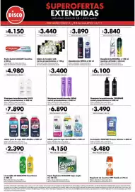 Folleto Disco Página 4: Sedal - shampoo/acondicionador €3.400,00, Dove - shampoo/acondicionador €4.980,00