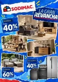 Catálogo Constructor Sodimac Página 1: SODIMAC LA GRAN REVANCHA MUEBLES Hasta 40% de ahorro TERRAZAS Hasta 60% de ahorro