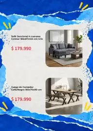Catálogo Constructor Sodimac Página 3: Sofá Seccional 4 cuerpos €179.990,00, Juego de Comedor €179.990,00
