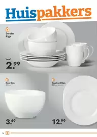 Blokker folder Pagina 14: Soepbord Riga €12,99, Servies Riga €2,99