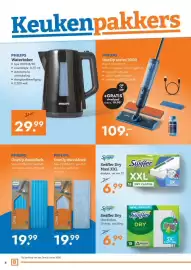 Blokker folder Pagina 4: Swiffer Dry Maxi XXL €6,99, PHILIPS Waterkoker €29,99