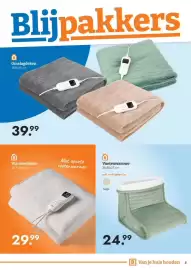 Blokker folder Pagina 5: Warmtedeken €29,99, Voetenwarmer €24,99