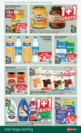 Dekamarkt folder week 44 Pagina 3: Hak Appelmoes €2,09, Liga of Belvita koek €2,49