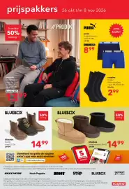 Scapino folder Pagina 21: Ga naar scapino.nl, Blue Box gevoerde dames boots plateauzool donkerbruin €14,99