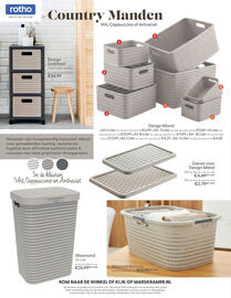 Marskramer folder Pagina 36: Rotho Wasmand 40L Country Wit €17,99, Wasverzamelaar 55 l country wit €26,99