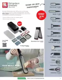 Marskramer folder Pagina 15: Richardson sheffield refinest mandoline €34,99, Richardson sheffield refinest y-schiller €7,99