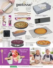 Marskramer folder Pagina 16: Patisse kinderbakset 3-delig €11,99, Patisse silver-top boterkoekvorm met mes €8,99