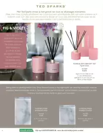 Marskramer folder Pagina 2: Kaars & Diffuser gift set fig & violet €24,95, Marmer diner kaarshouder €9,95