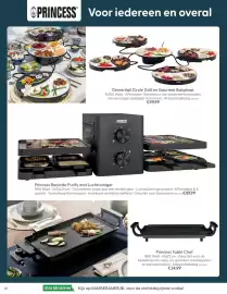 Marskramer folder Pagina 22: Princess table chef 43x23 cm €34,99, Princess raclette purify met luchtreiniger €89,99