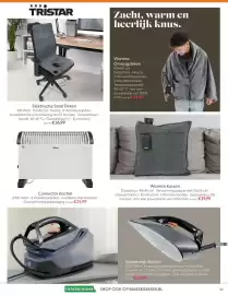 Marskramer folder Pagina 33: Tristar Stoomstrijk station 2200W €67,99, Tristar warmte kussen stoel 110x40 cm €36,99