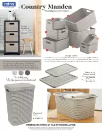 Marskramer folder Pagina 36: Rotho Wasmand 40L Country Wit €17,99, Wasverzamelaar 55 l country wit €26,99