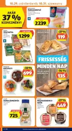 ALDI akciós újság hét 44 Oldal 10: 10.29. CSÜTÖRTÖKTŐL 10.31. SZOMBATIG AKÁR 37% KEDVEZMÉNY! GOLDEN SEAFOOD PANGASIUSFILÉ