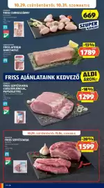 ALDI akciós újság hét 44 Oldal 6: HÚSMESTER 10.29. CSÜTÖRTÖKTŐL 10.31. SZOMBATIG FRISS CSIRKESZÁRNY kétízületes