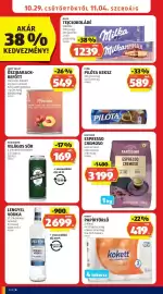 ALDI akciós újság hét 44 Oldal 8: 10.29. CSÜTÖRTÖKTŐL 11.04. SZERDÁIG AKÁR 38% KEDVEZMÉNY! MILKA TEJCSOKOLÁDÉ többféle 300 g