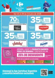 Folleto Carrefour Express semana 43 Página 4: EN PRODUCTOS DE LAS MARCAS ELEGIDAS DE: el Carrefour App LA APP DONDE