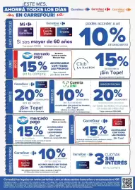 Folleto Carrefour Express semana 43 Página 9: ¡ESTE MES, AHORRA TODOS LOS DÍAS LUNES ¡NUEVO! LUNES A MIÉRCOLES EN CARREFOUR!
