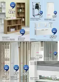 Catalog JYSK Pagină 14: Jelling bancă €550,00, MOSBJERG biblioteci €300,00
