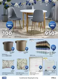 Catalog JYSK Pagină 16: Torsby prosop €16,50, Storklokke cuvertură €90,00