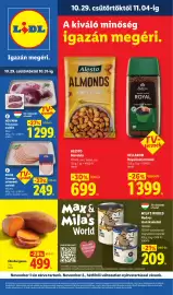 Lidl akciós újság hét 44 Oldal 1: L❤DL 10.29. csütörtöktől 11.04-ig A kiváló minőség igazán megéri. Igazán megéri. 10.29