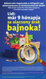 Lidl akciós újság hét 44 Oldal 7: Nálunk volt a legolcsóbb az Árfigyelő napi élelmiszerkosara az élelmiszerláncok között