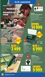 Lidl akciós újság hét 44 Oldal 10: Parkside xxl krimpelőfogó-készlet €6.999,00, Parkside digitális hőlégfúvó €9.999,00