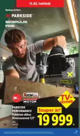 Lidl akciós újság hét 44 Oldal 17: Parkside performance prémium akkus ütvecsavaróz 1/2" €19.999,00