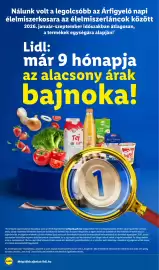 Lidl akciós újság hét 44 Oldal 2: Nálunk volt a legolcsóbb az Árfigyelő napi élelmiszerkosara az élelmiszerláncok között