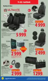 Lidl akciós újság hét 44 Oldal 22: Ultimate speed autóülés-huzatszett €5.999,00, Ultimate speed autós ülésvédő €2.499,00
