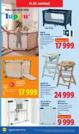 Lidl akciós újság hét 44 Oldal 26: Safety 1st baba etetőszék €24.999,00, Hauck baba utazóágy €17.999,00