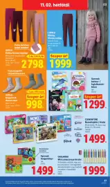Lidl akciós újság hét 44 Oldal 27: Gyermek barkács- / foglalkoztató-könyv €1.299,00, Lupilu kisgyermek thermo zokni €998,00