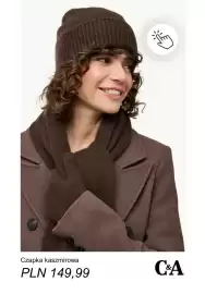 C&A gazetka tydzień 43 Strona 4: Czapka kaszmirowa C & A €149,99
