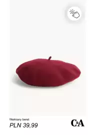 C&A gazetka tydzień 43 Strona 5: Wełniany beret C & A €39,99