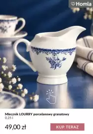 Homla gazetka Strona 3: Mlecznik Lourry porcelanowy granatowy 0,25 l Homla €49,00