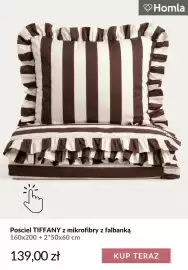 Homla gazetka Strona 7: Pościel Tiffany z mikrofibry z falbanką 160x200+2*50x60 cm Homla €139,00
