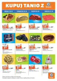 E.Leclerc gazetka Strona 1: Chleb wiejski €3,59, Węgorz patroszony wędzony luz Rybhand €115,99