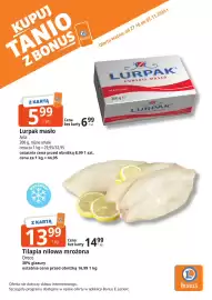 E.Leclerc gazetka Strona 3: Tilapia nilowa mrożona Oreco €13,99, Lurpak masło €5,99