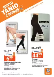 E.Leclerc gazetka Strona 7: Podkolanówki damskie Gabriella €6,99, Rajstopy damskie z wełną Gabriella €44,99