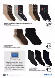 Zeeman folder Pagina 19: Dames sokken €4,49, Dames en heren sokken met badstof voering €3,49