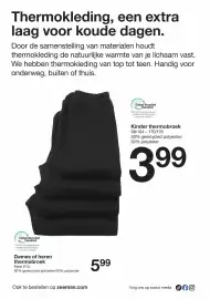 Zeeman folder Pagina 24: Kinder thermobroek €3,99
