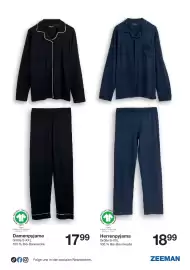Zeeman Prospekt Seite 11: Damenpyjama €17,99, Herrenpyjama €18,99