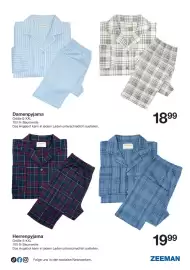 Zeeman Prospekt Seite 13: Herrenpyjama ZEEMAN €19,99, Damenpyjama ZEEMAN €18,99
