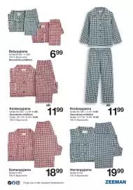Zeeman Prospekt Seite 7: Damenpyjama €18,99, Herrenpyjama ZEEMAN €19,99